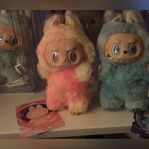 Big into Energy labubu hope and loyalty labubu